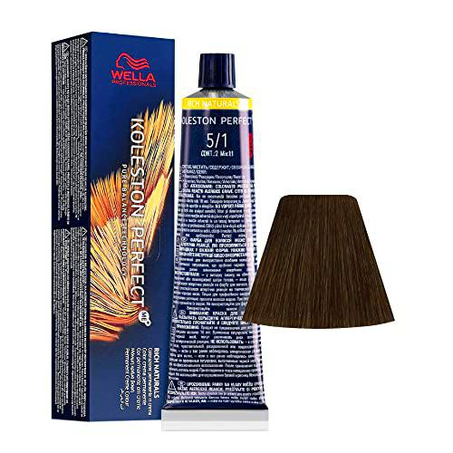 Wella Koleston Perfect Me+, Coloración permanente, Color 5/1- 60 ml.