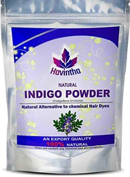 Havintha indigo polvo del pelo y la barba tinte/color indigofera tinctoria 8 oz
