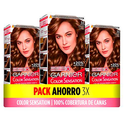 Garnier Color Sensation - Coloración Permanente e intensa reutilizable con bol y pincel