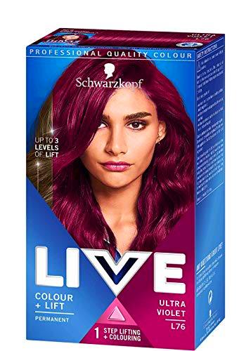 Tinte Schwarzkopf LIVE Color XXL Luminance L76 Ultra violeta