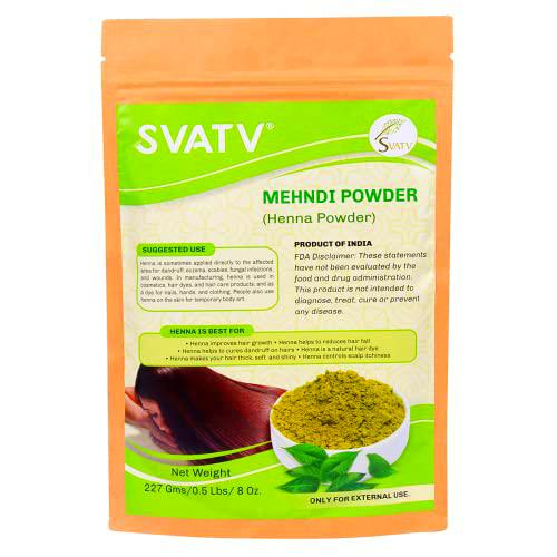 SVATV Polvo De Henna Lawsonia Inermis Cabello De Aspecto Natural Y Brillante Fortalece Y Repara El Cabello Dañado Para Hombres Y Mujeres Color De Cabello Natural