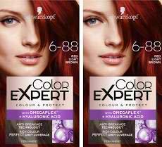 Schwarzkopf Color Expert 6.88 - Tinte permanente para el cabello color marrón claro