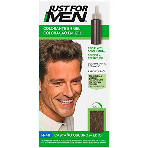 Just For Men Tinte Colorante Gel Para Cabello. Dura Hasta 8 Semanas