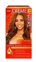 CREME OF NATURE ARGAN COLOR MEDIUM WARN BROWN 7.3