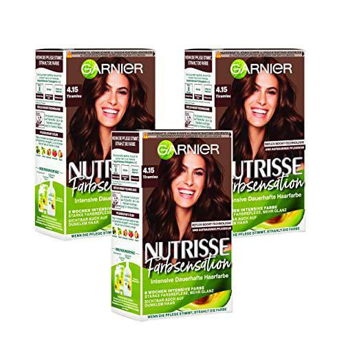 Garnier nutrisse Crema coloration extra tiramisú marrón 4.15