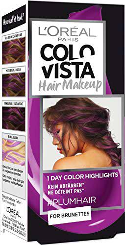 L 'Oréal Paris colovista Hair Makeup 1 de Day de color destacados de 18 plumhair