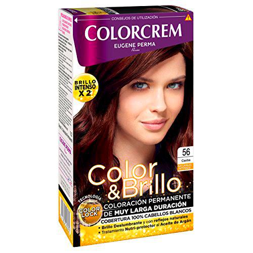 Colorcrem - Tinte permanente mujer - Tono 56 Caoba