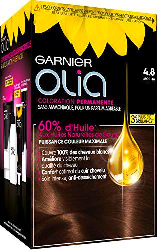 Garnier Olia 4.8 Mocha Coloración Permanente Intense Sans ammoniaque