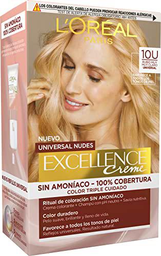 L'Oreal Paris Excellence Universal Nudes Rubio Muy Muy Claro 10U 550