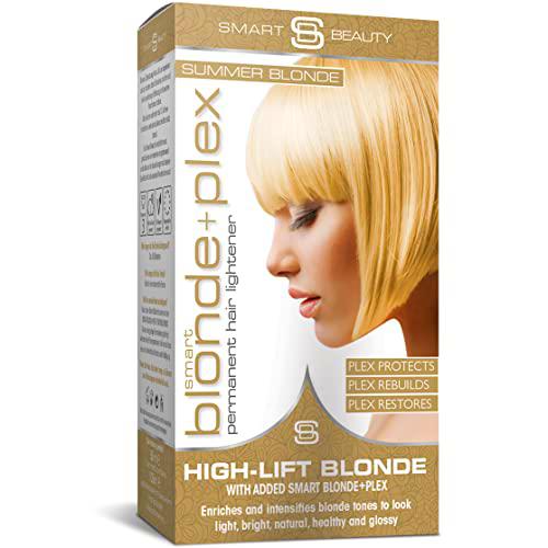 Smart Belleza Verano Tinte Permanente de Cabello Rubio Contiene Smart Plex Que Protector Y Fortalece Pelo Durante Cabello Colorante Aclara Y Tonos Natural O Pelo Teñido