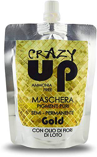 Crazy Up Mascarilla Colorante Sin Amoniaco Semipermanente para el cabello