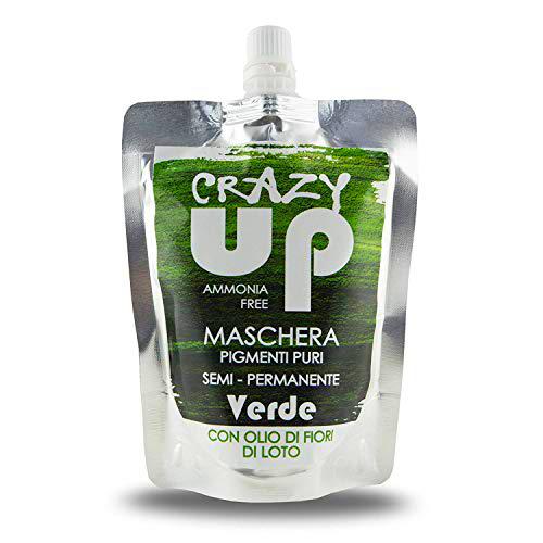 Crazy Up Mascarilla Colorante Sin Amoniaco Semipermanente para el cabello