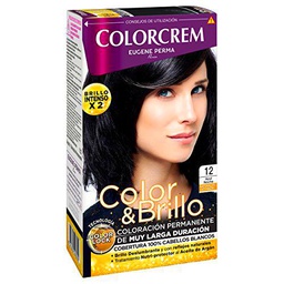 Colorcrem Color &amp; Brillo Tinte permanente mujer - Tono 12 Azul Noche