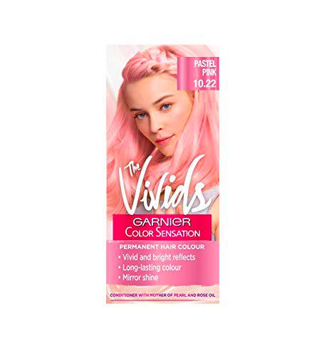 Garnier Color Sensation Vivids Pink Tinte para el cabello permanente 10.22 color rosa pastel