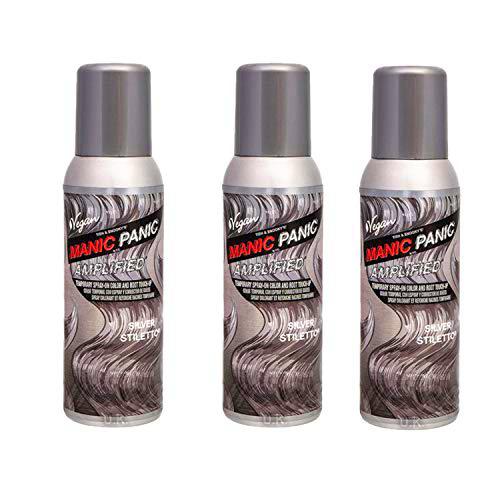 Manic Panic Silver Stiletto Color Spray, Vegan, Cruelty Free