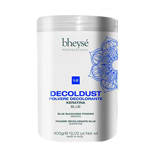 Decoloración para el pelo Bheysé Decoldust 400gr Polvo Decolorante Azul con Keratina