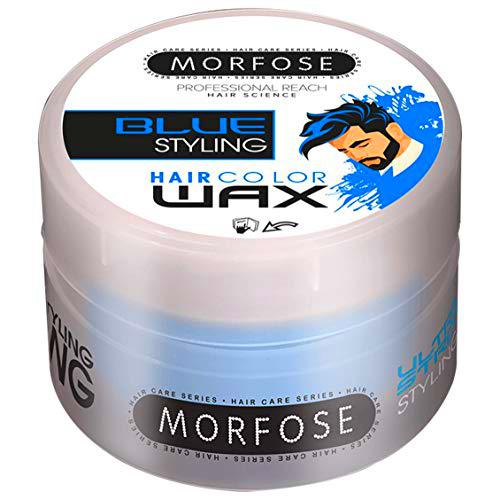 Morfose Cera para el pelo color azul, 100 ml, color azul
