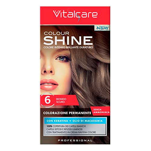Vitalcare Color Shine Coloración en crema sin amoniaco con Keratina