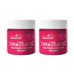 2 x La Riche Directions Semi-Permanent Hair Color Bote de 100 ml (Flamingo Pink)