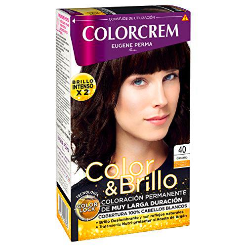 Colorcrem Color &amp; Brillo Tinte Capilar Naturales Intensos Color Castaño