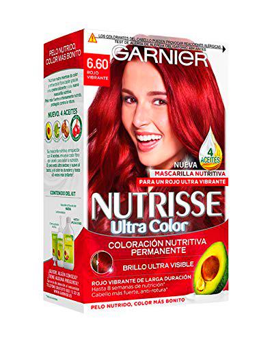 Garnier Nutrisse Creme Coloración permanente con mascarilla nutritiva de cuatro aceites