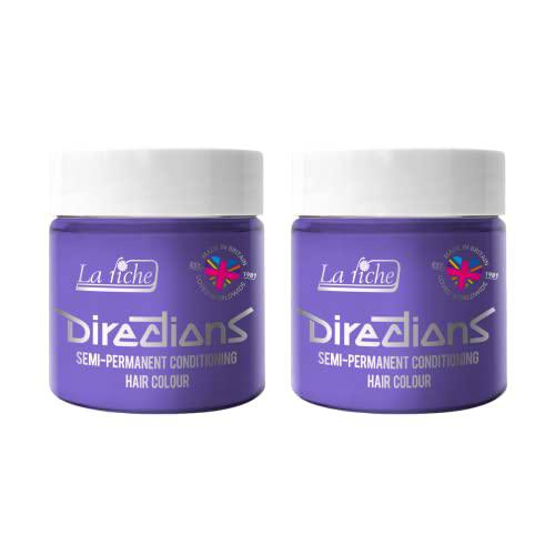 2 x La Riche Directions Semi-Permanent Hair Color Bote de 100 ml (Wisteria)